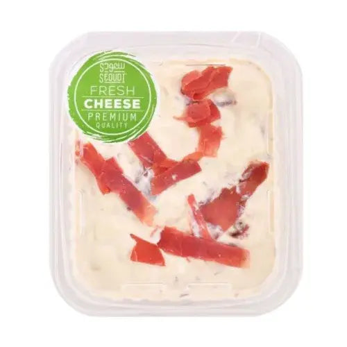 سعودي جبنة كريمي بالبسطرمة (0.125 كجم) - Saudi Cream Cheese with Pastrami (0.125kg)