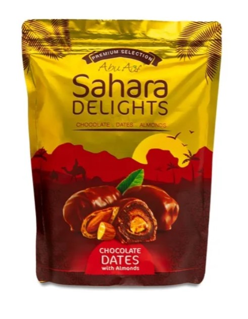 Abu Auf Dates Chocolate With Almonds 300 GM
