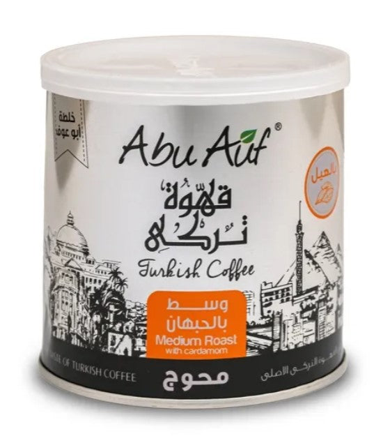 Abu Auf Medium Roasted Blended Turkish Coffee 200 GM